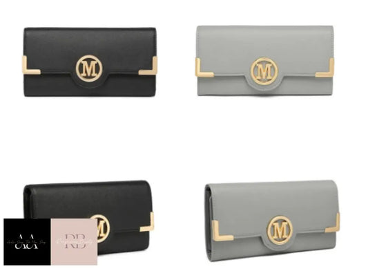 Ladies Faux Leather Wallet Long Purse Card Women Phone Holder Clutch Handbag