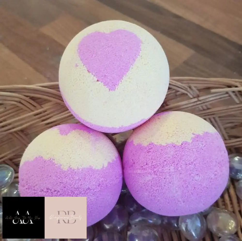 Love Bath Bomb - Choice Of Design Light (Pink & Yellow)