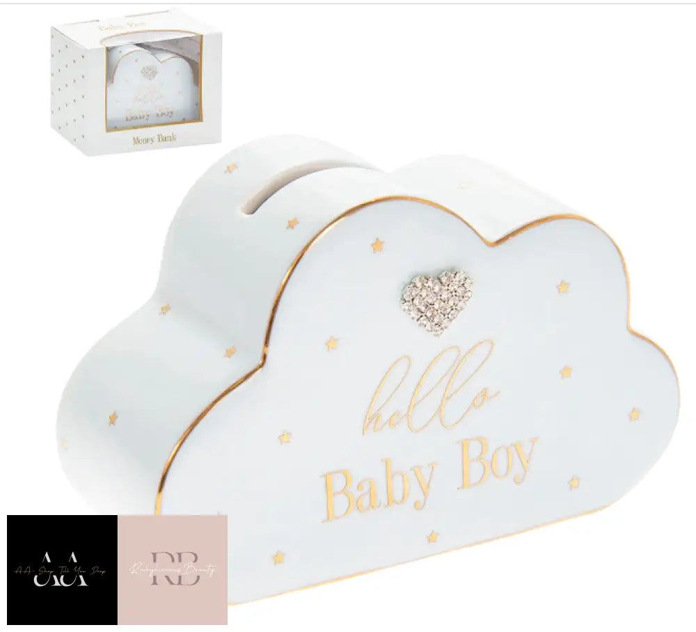 Mad Dots - Hello Baby Boy Money Box