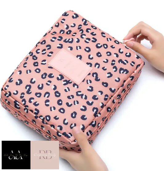 Make Up / Cosmetic Wash Bag - Leopard Print