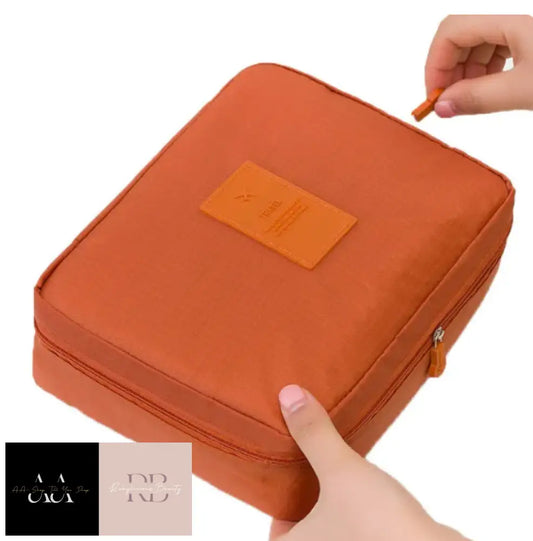 Make Up / Cosmetic Wash Bag - Red