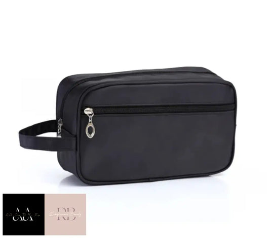 Make Up / Toiletry Cosmetic Wash Bag - Black