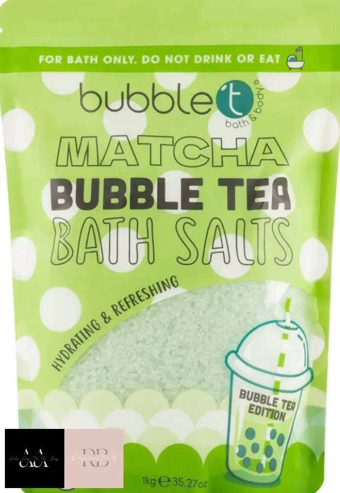 Matcha Bath Salts - Bubble Tea Edition (1Kg)