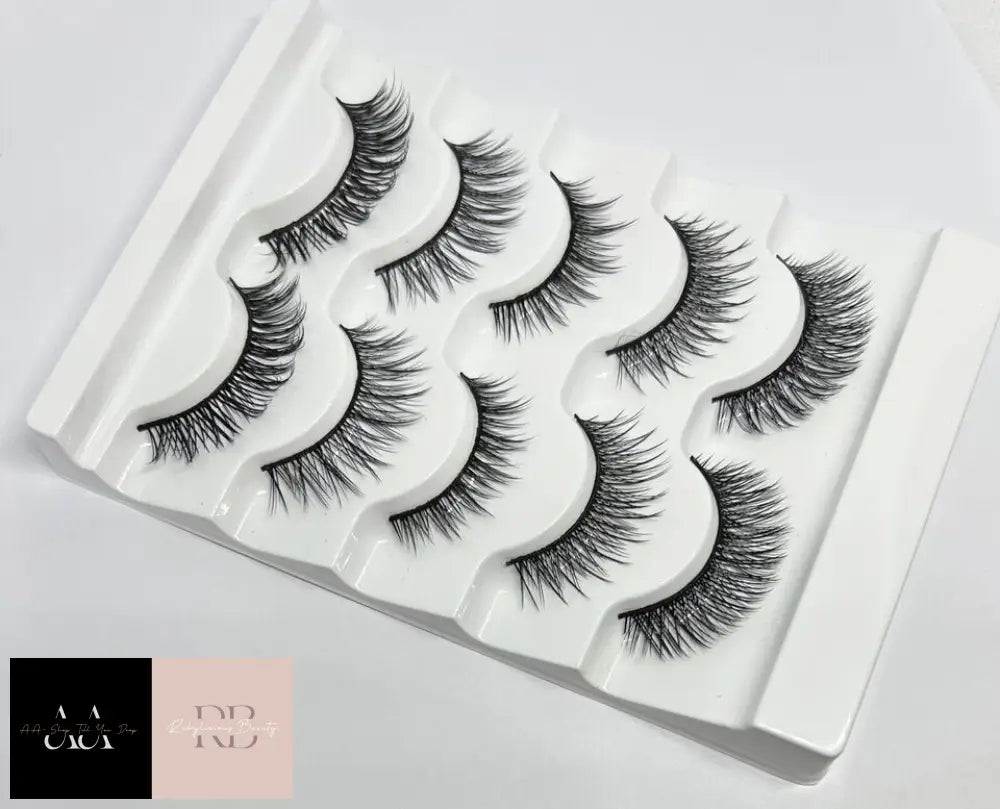 Mink Russian Strip Eyelashes - Choice Of Volume Mixed Full/Natural/Glam