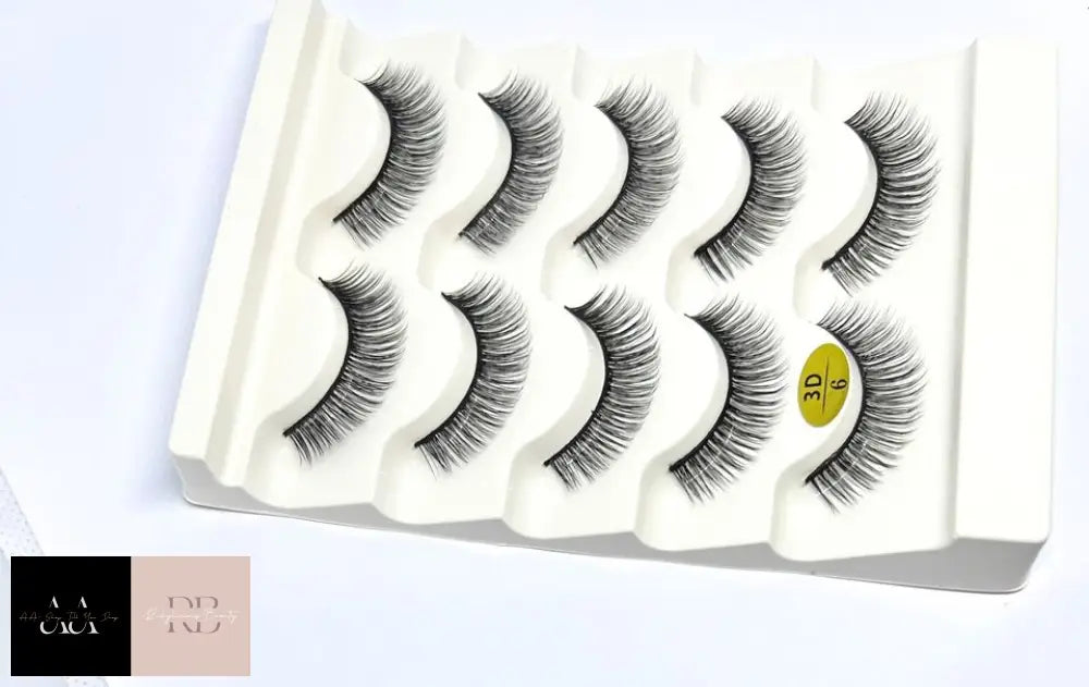 Mink Russian Strip Eyelashes - Choice Of Volume Natural S6