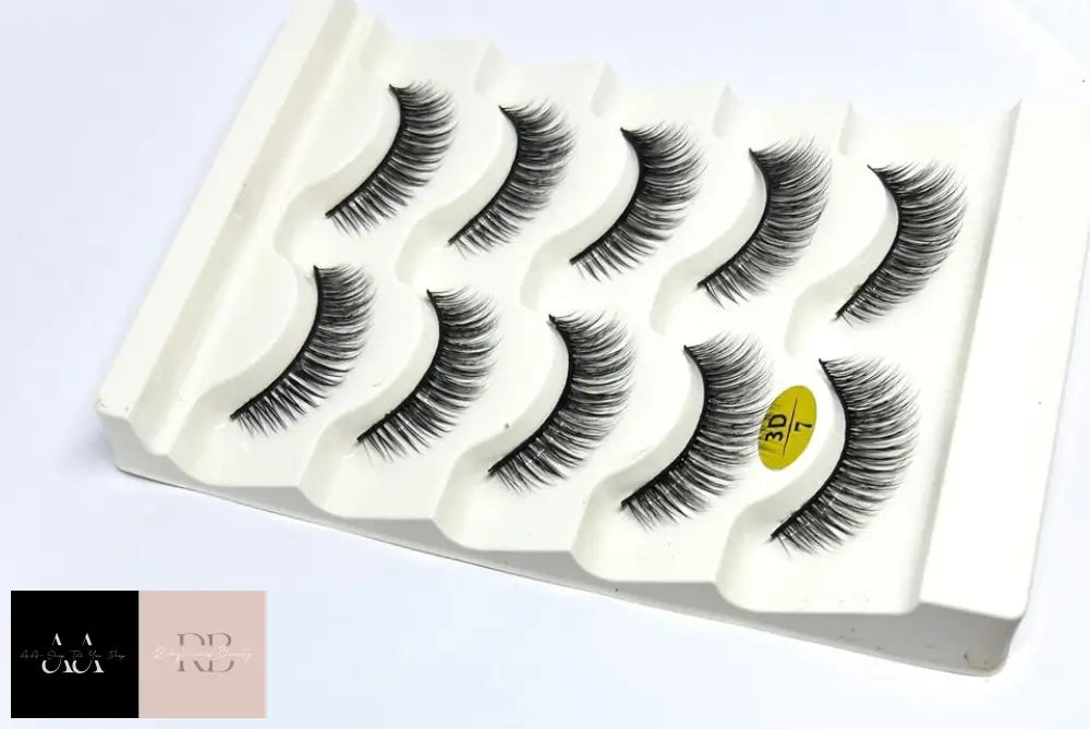 Mink Russian Strip Eyelashes - Choice Of Volume Natural S7