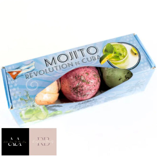 Mojito Revolution De Cuba - Set Of Three Mojito Bath Bombs