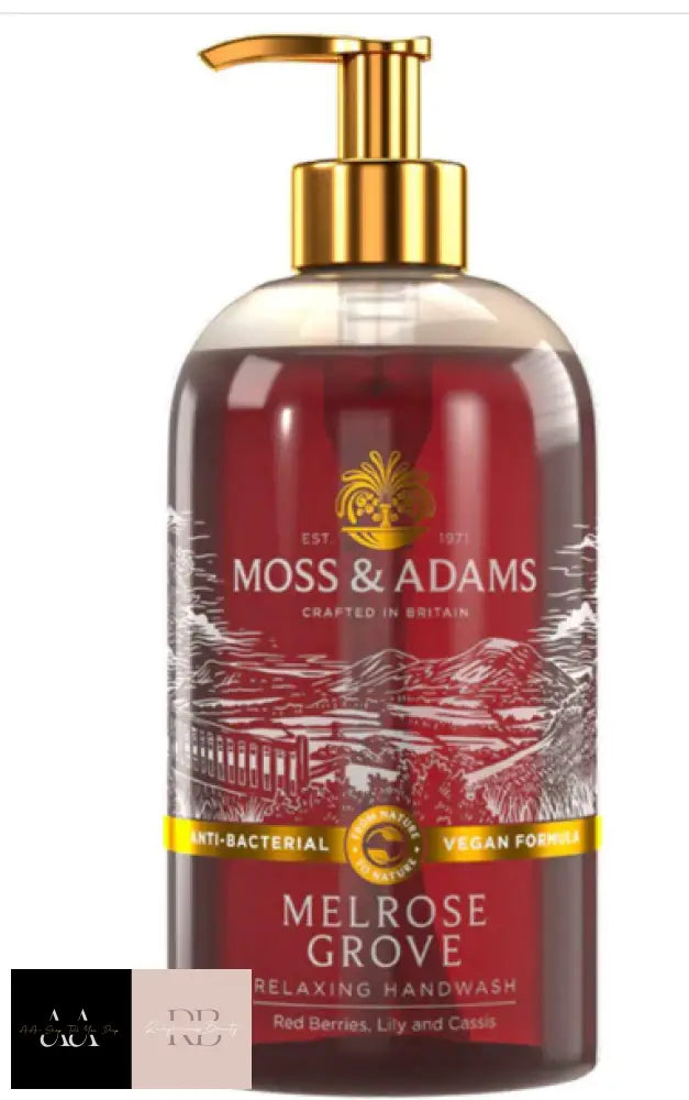 Moss & Adams Relaxing Handwash Anti-Bac Melrose Grove Vegan 500Ml