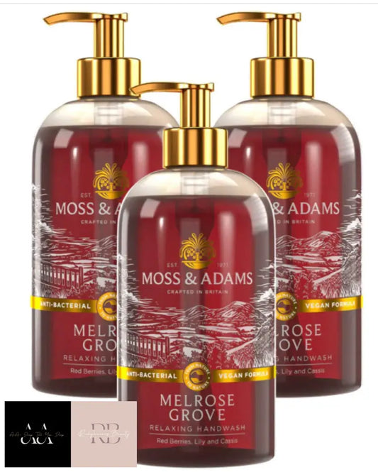 Moss & Adams Relaxing Handwash Anti-Bac Melrose Grove Vegan 500Ml