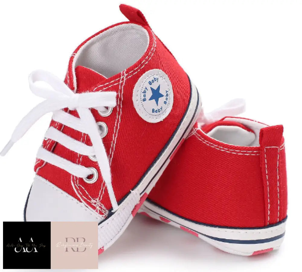 Newborn Baby Boy Girl Pram Shoes Infant Sneakers