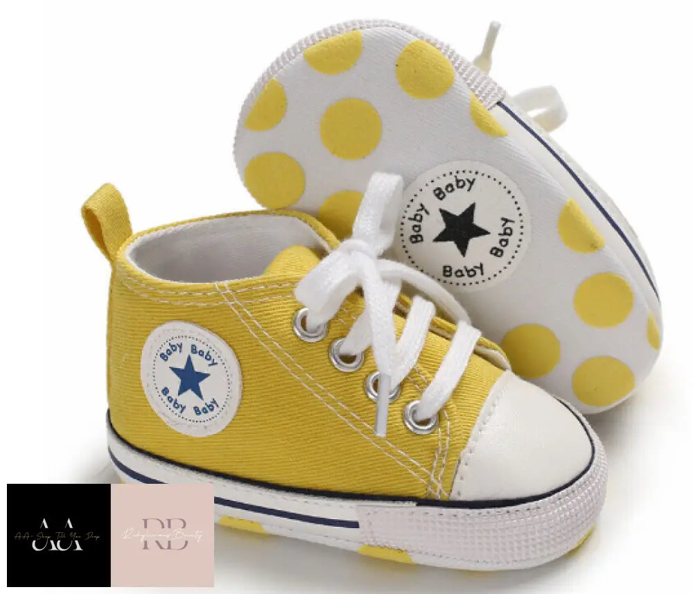 Newborn Baby Boy Girl Pram Shoes Infant Sneakers