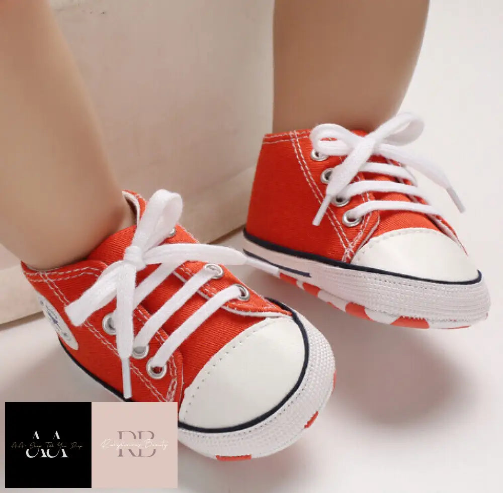 Newborn Baby Boy Girl Pram Shoes Infant Sneakers