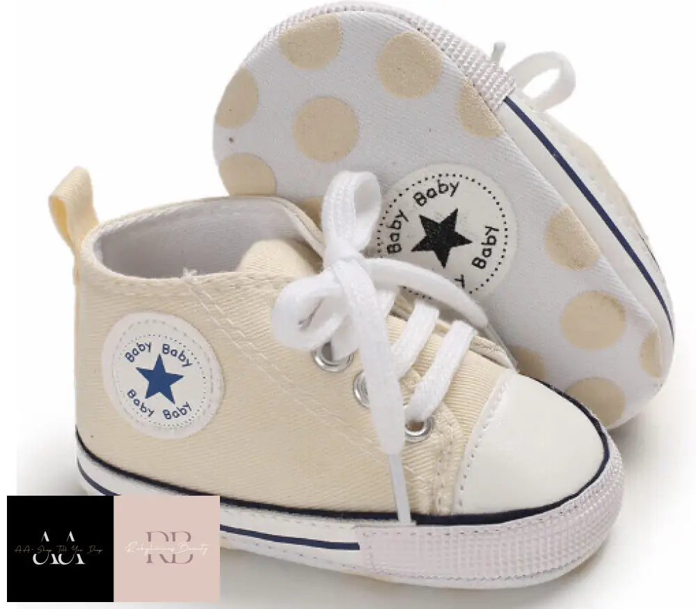 Newborn Baby Boy Girl Pram Shoes Infant Sneakers