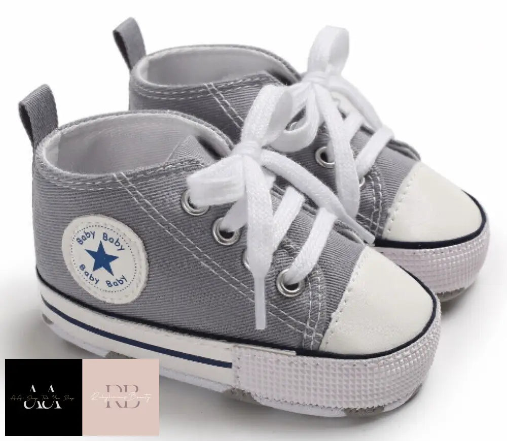 Newborn Baby Boy Girl Pram Shoes Infant Sneakers