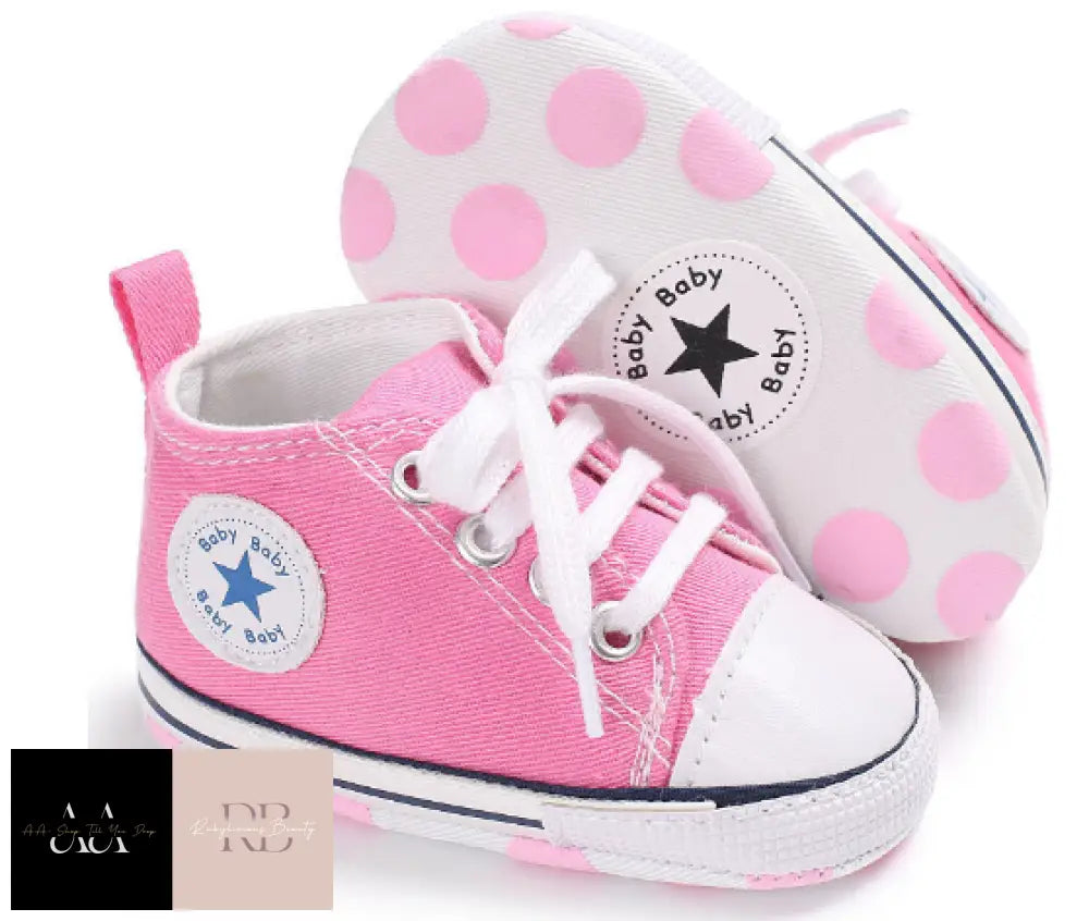 Newborn Baby Boy Girl Pram Shoes Infant Sneakers