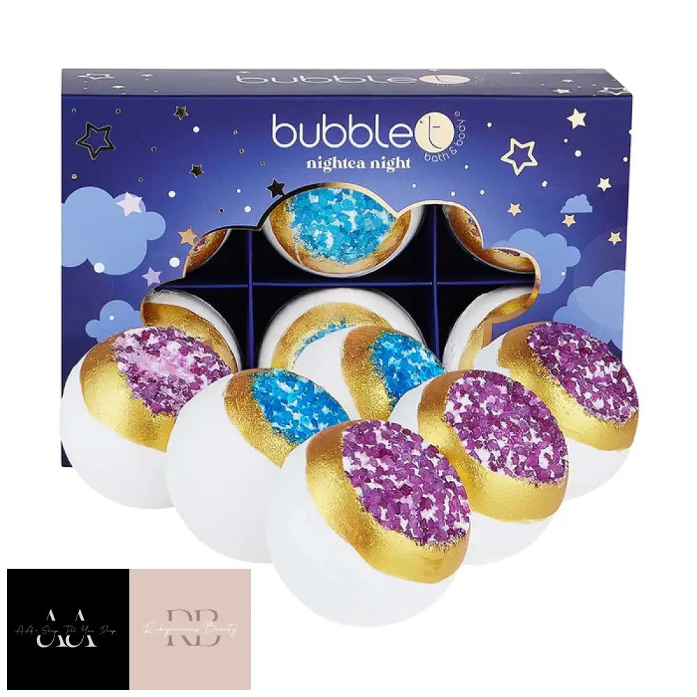 Nightea Night Geode Bath Bomb Gift Set (6 X 100G)