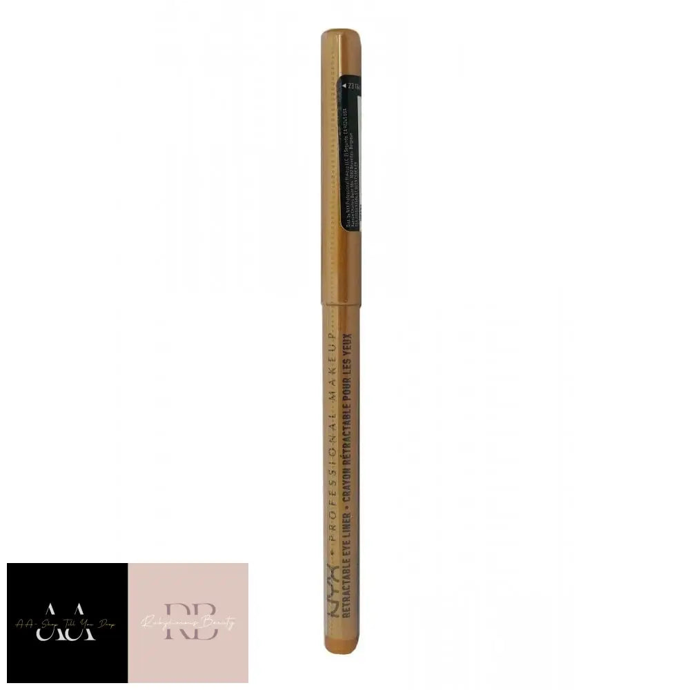 Nyx Professional Make Up Retractable Eyeliner Pencil Gold 06