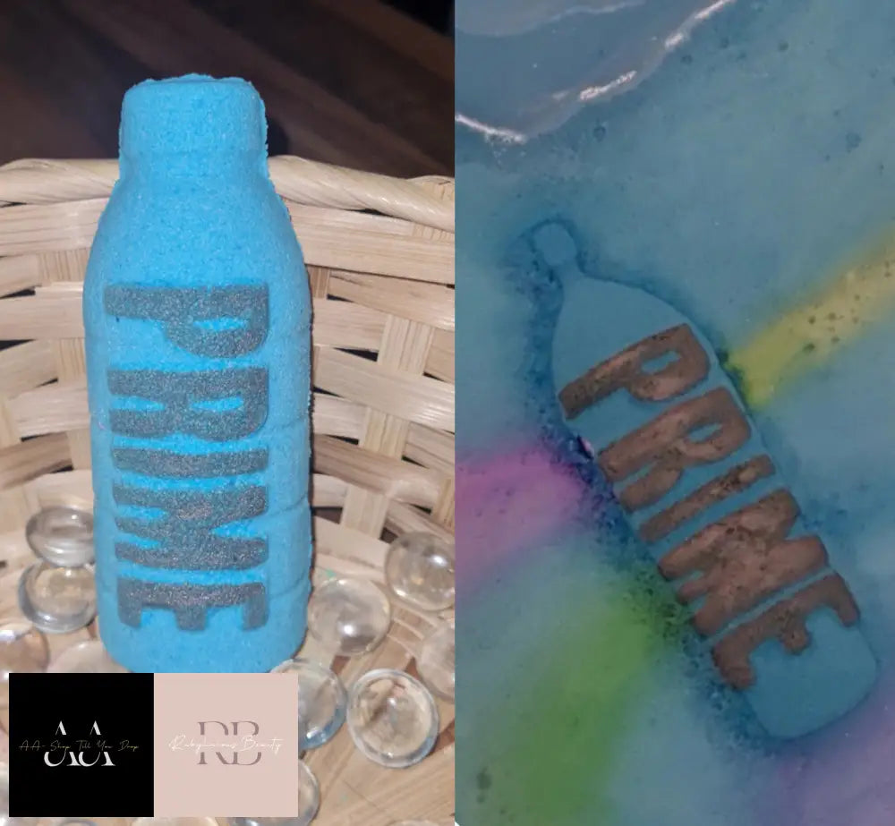 P Bottle Bath Bomb Blue