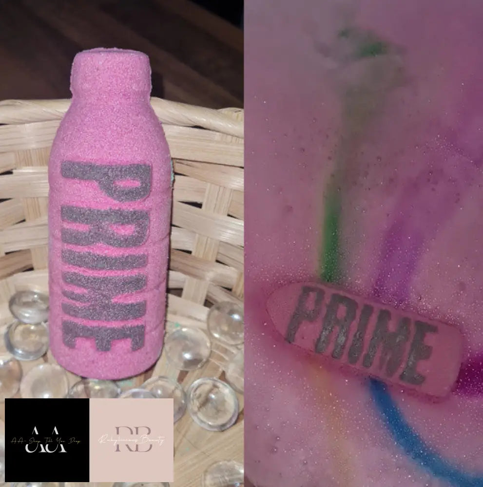 P Bottle Bath Bomb Pink