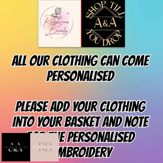 Personalised Embroidery On Clothing