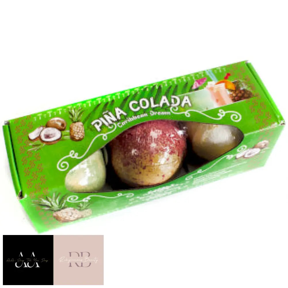 Pina Colada - Set Of Three Pina Bath Bomb