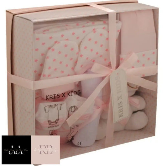 Pink 7 Piece Luxury Boxed Gift Set (0-3 Months)