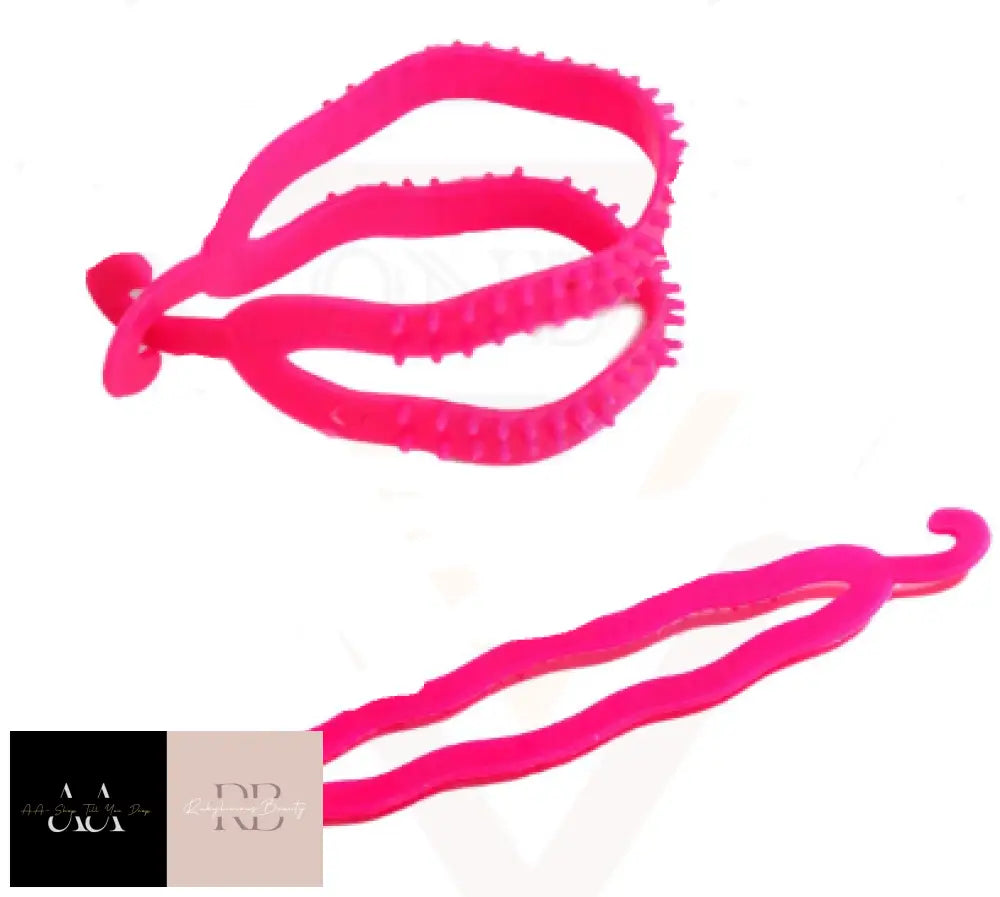 Pink Hair Bun Maker Twist Styling Clips