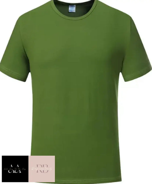 Plain Army Green T-Shirt