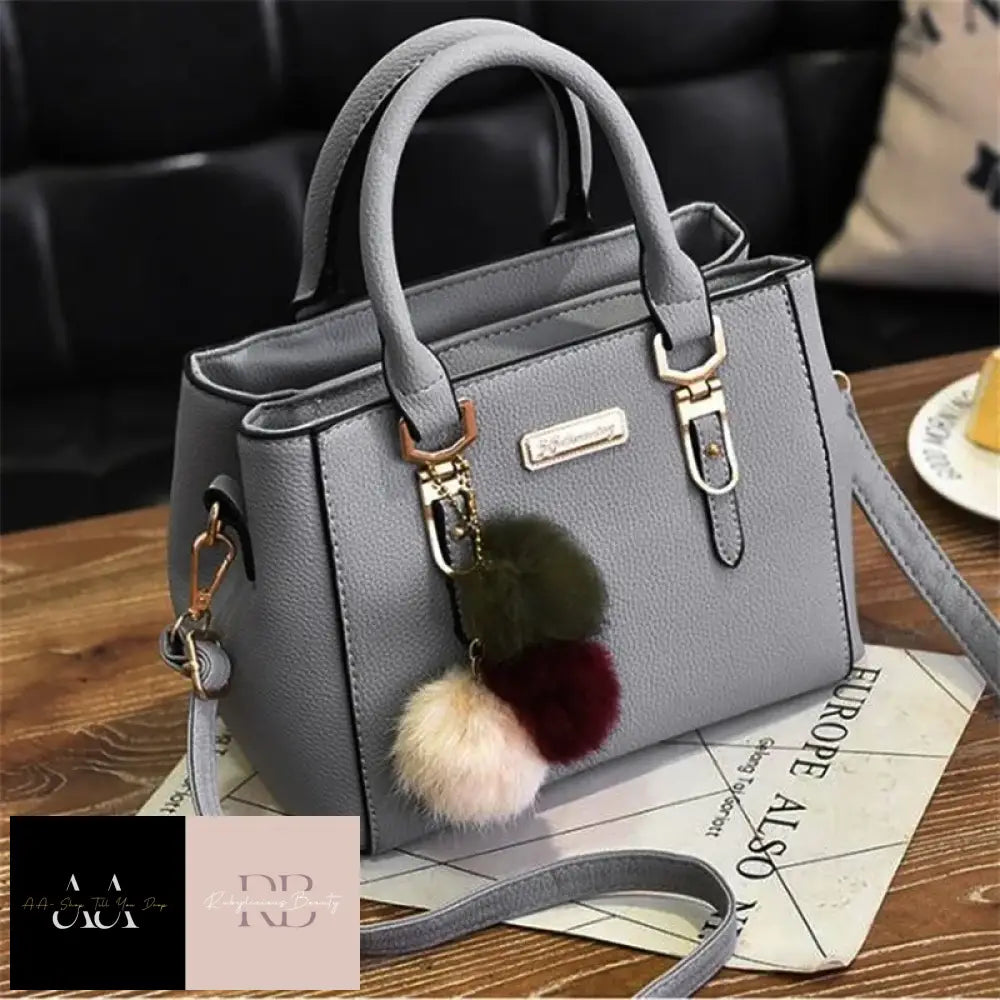 Pu Leather Ladies Handbag - Choice Of Colour