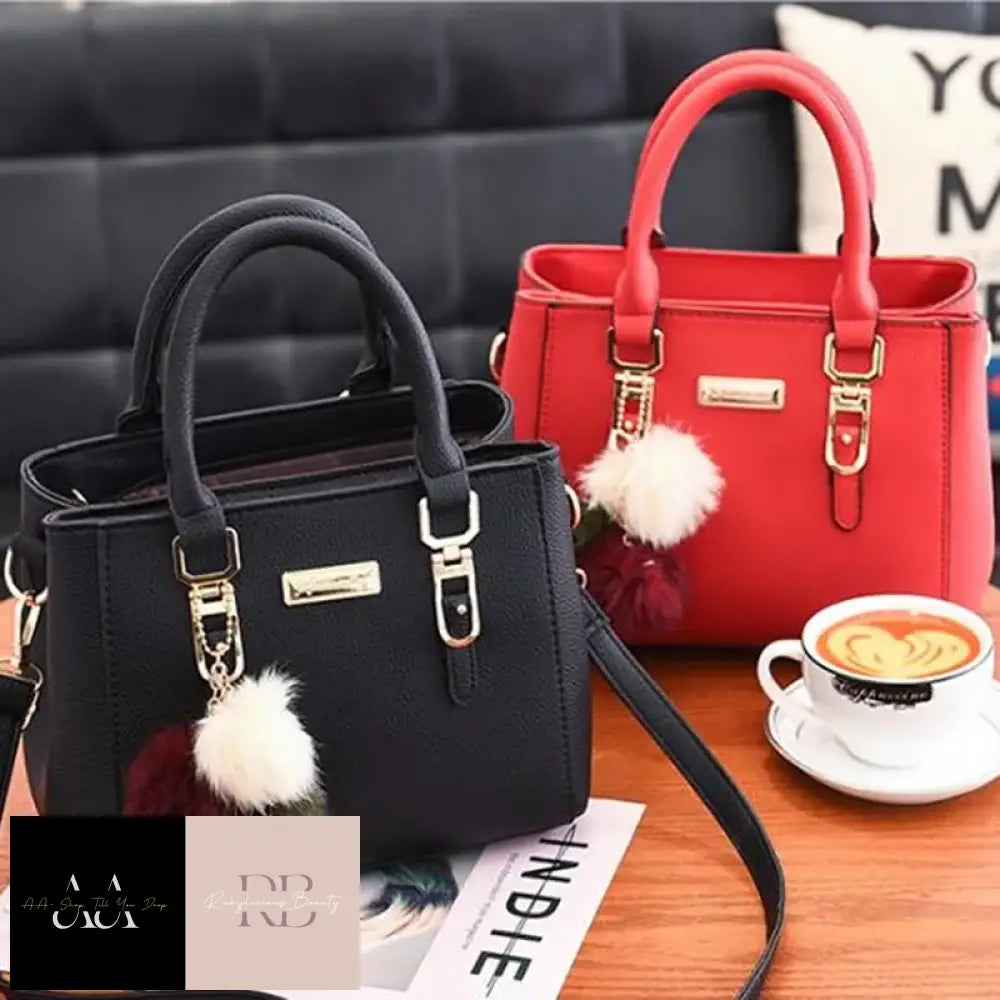 Pu Leather Ladies Handbag - Choice Of Colour