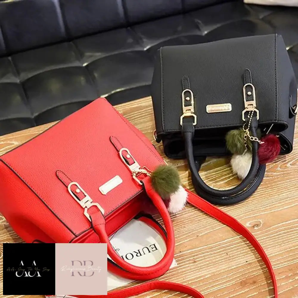 Pu Leather Ladies Handbag - Choice Of Colour