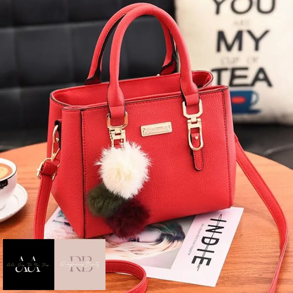 Pu Leather Ladies Handbag - Choice Of Colour