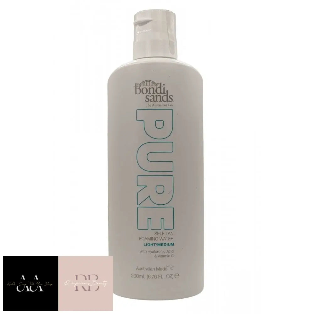 Pure Self Tan Foaming Water 200Ml Light / Medium With Vitamin C