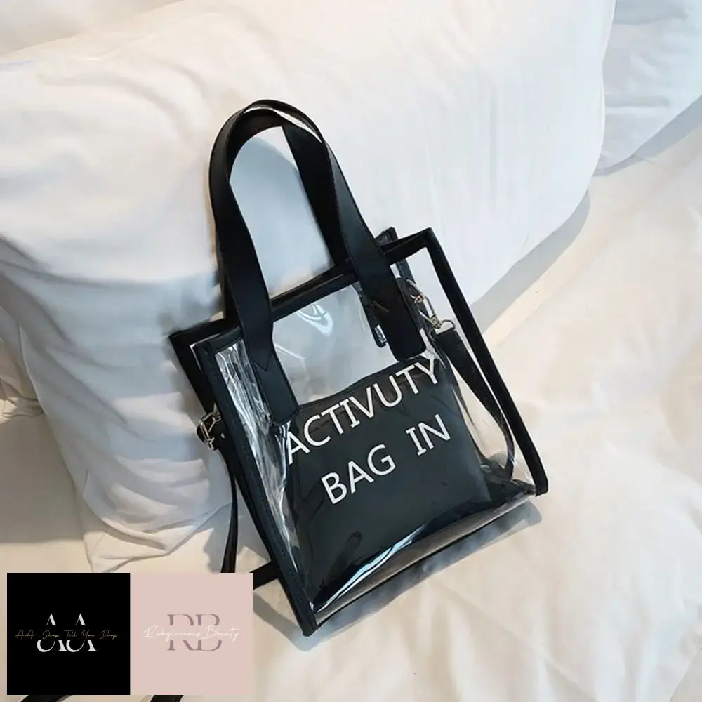 Pvc Jelly Bag - Activuty In Black