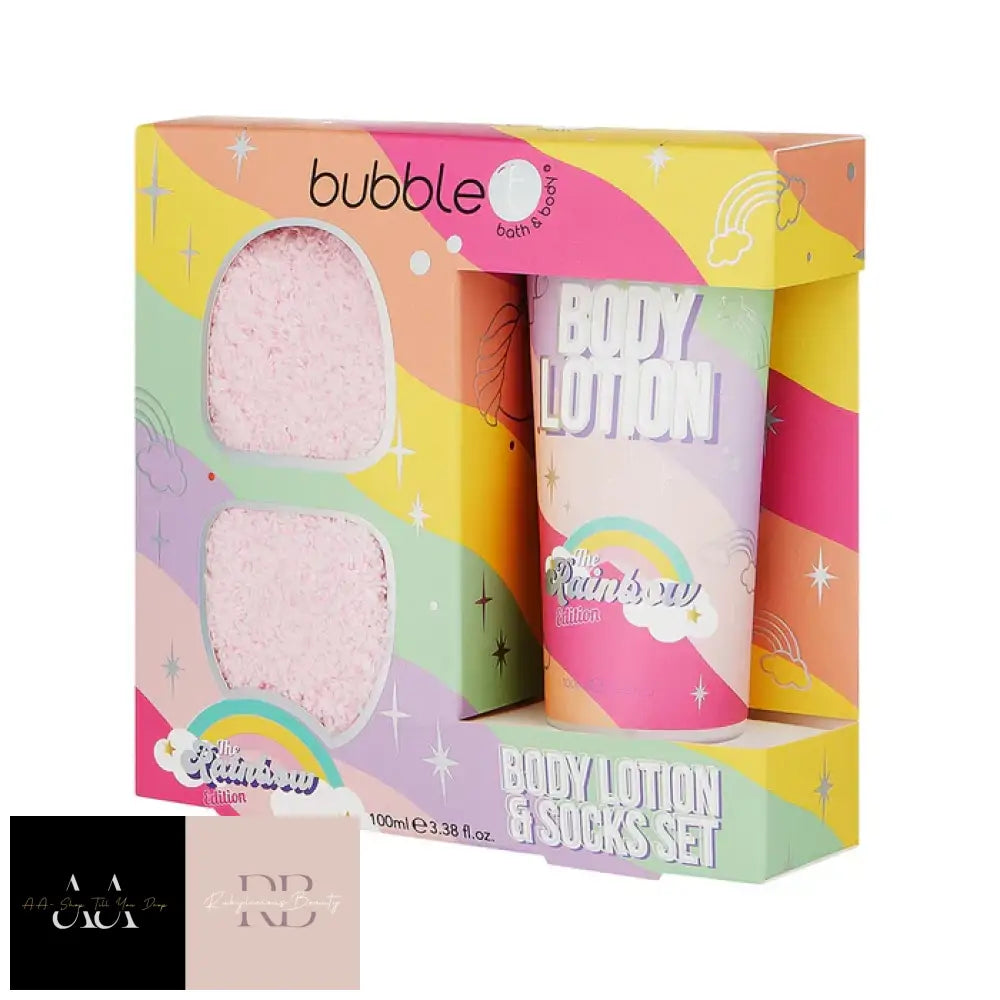 Rainbow Body Lotion & Socks Gift Set