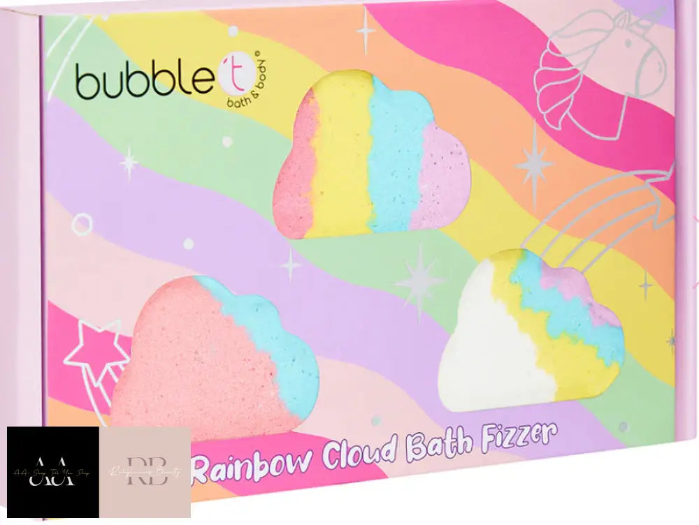 Rainbow Cloud Bath Bomb Fizzer Gift Set (3 X 75G)