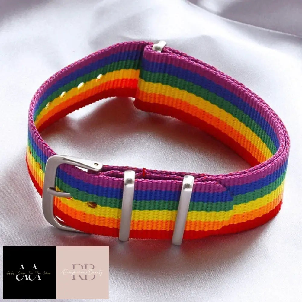 Rainbow Woven Bracelets Lgbt