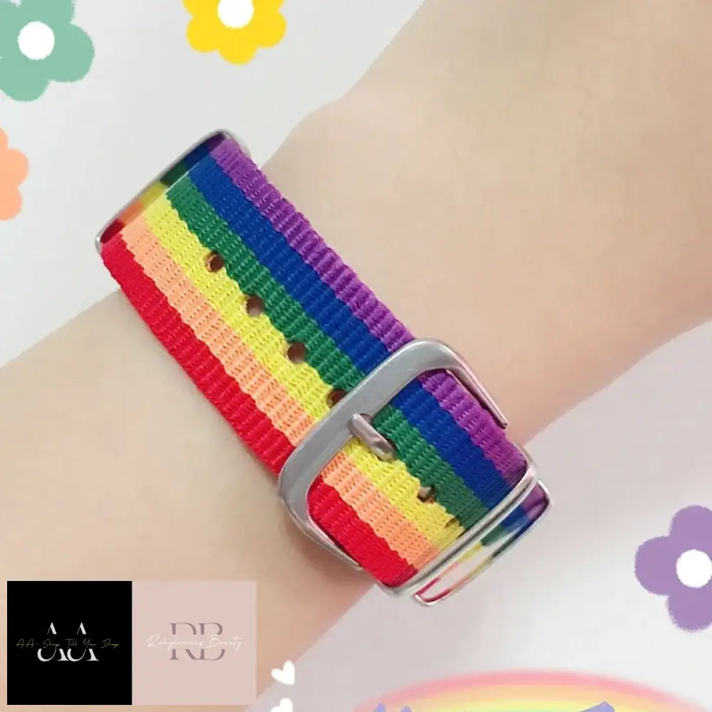 Rainbow Woven Bracelets Lgbt