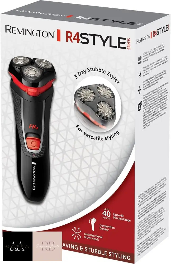 Remington R4001 Style R4 Cordless Shaver Rechargeable Electric Razor