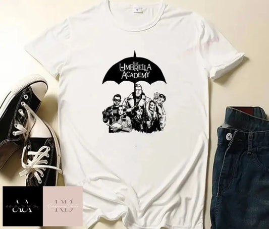 Retro The Umbrella Academy Printed Tshirt