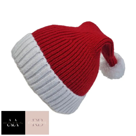 Santa Hat With Pom (0-12M)