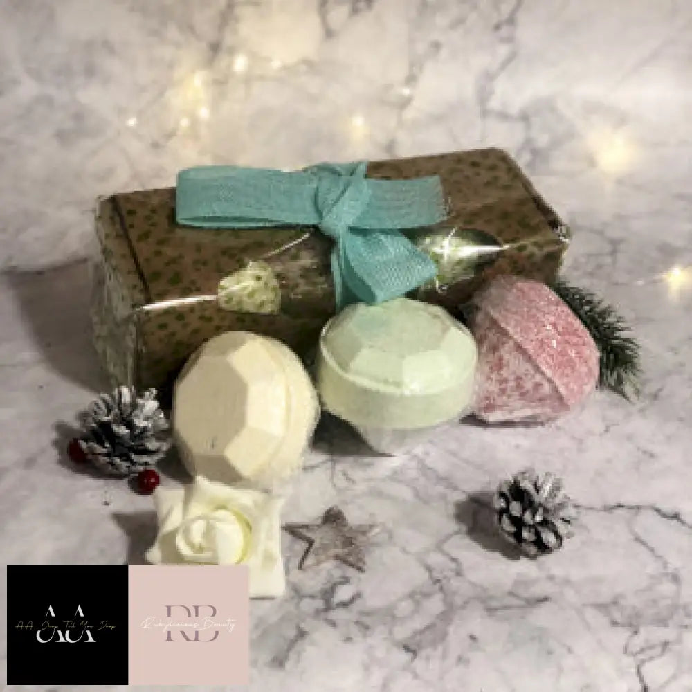 Set Of 3 - Gemstone Bath Bombs Gift Pack Mix 2