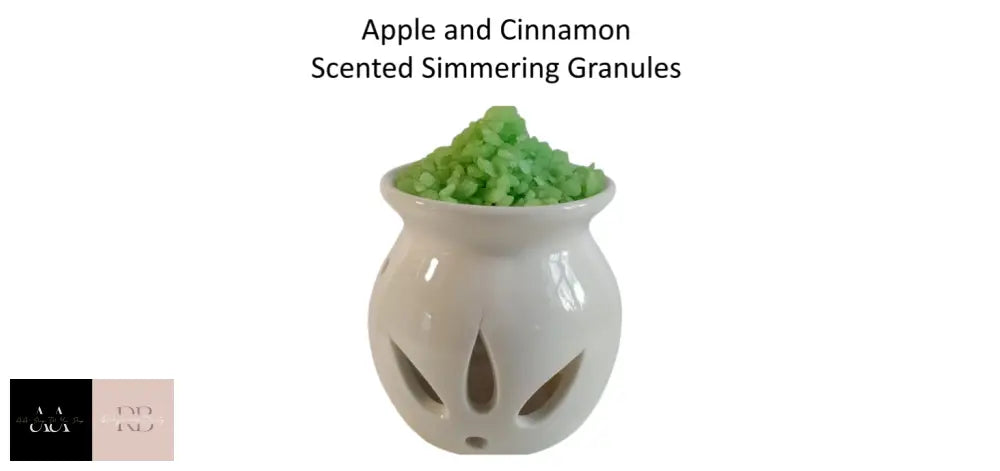 Sizzlers/Simmering Granules Crystals For Wax Melt Burner/Warmer - Apple & Cinnamon