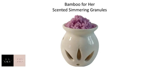 Sizzlers/Simmering Granules Crystals For Wax Melt Burner/Warmer - Bamboo For Her