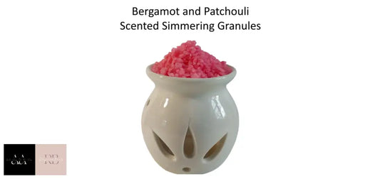 Sizzlers/Simmering Granules Crystals For Wax Melt Burner/Warmer - Bergamot And Patchouli