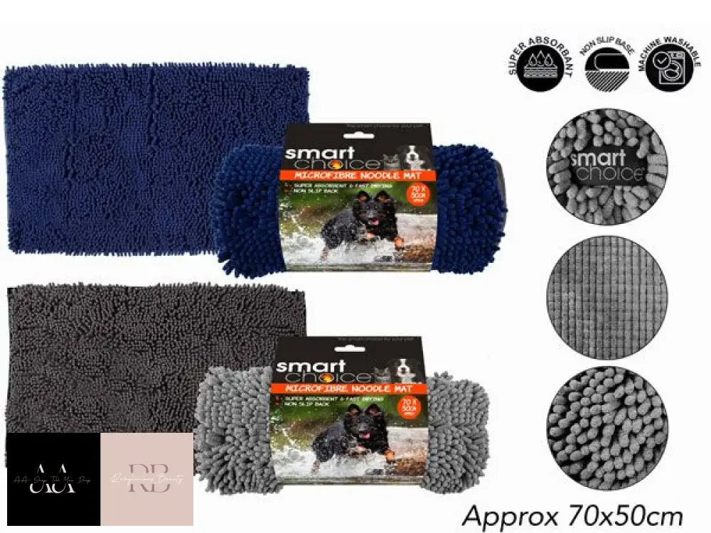 Smart Choice Microfibre Noodle Pet Mat Assorted Picked At Random