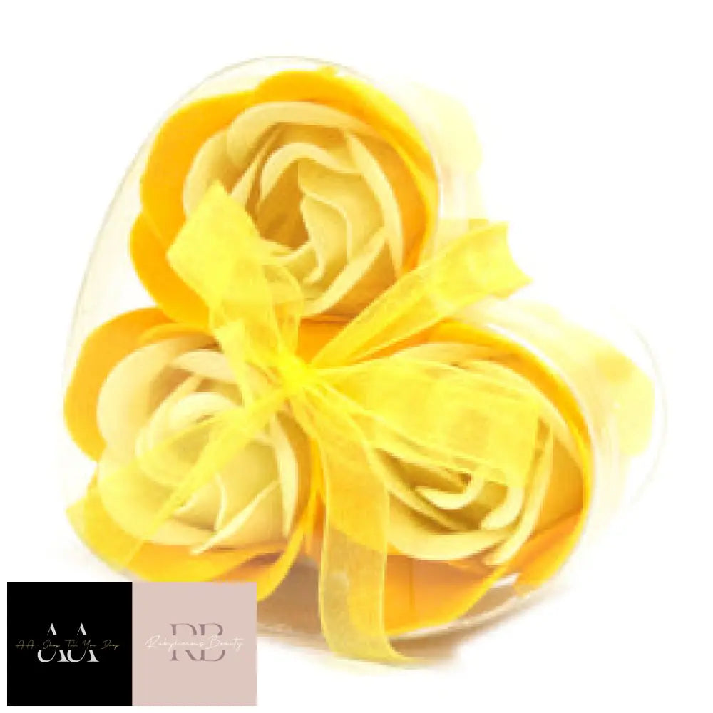 Soap Flower Rose - Pack Of 3 Choice Colour