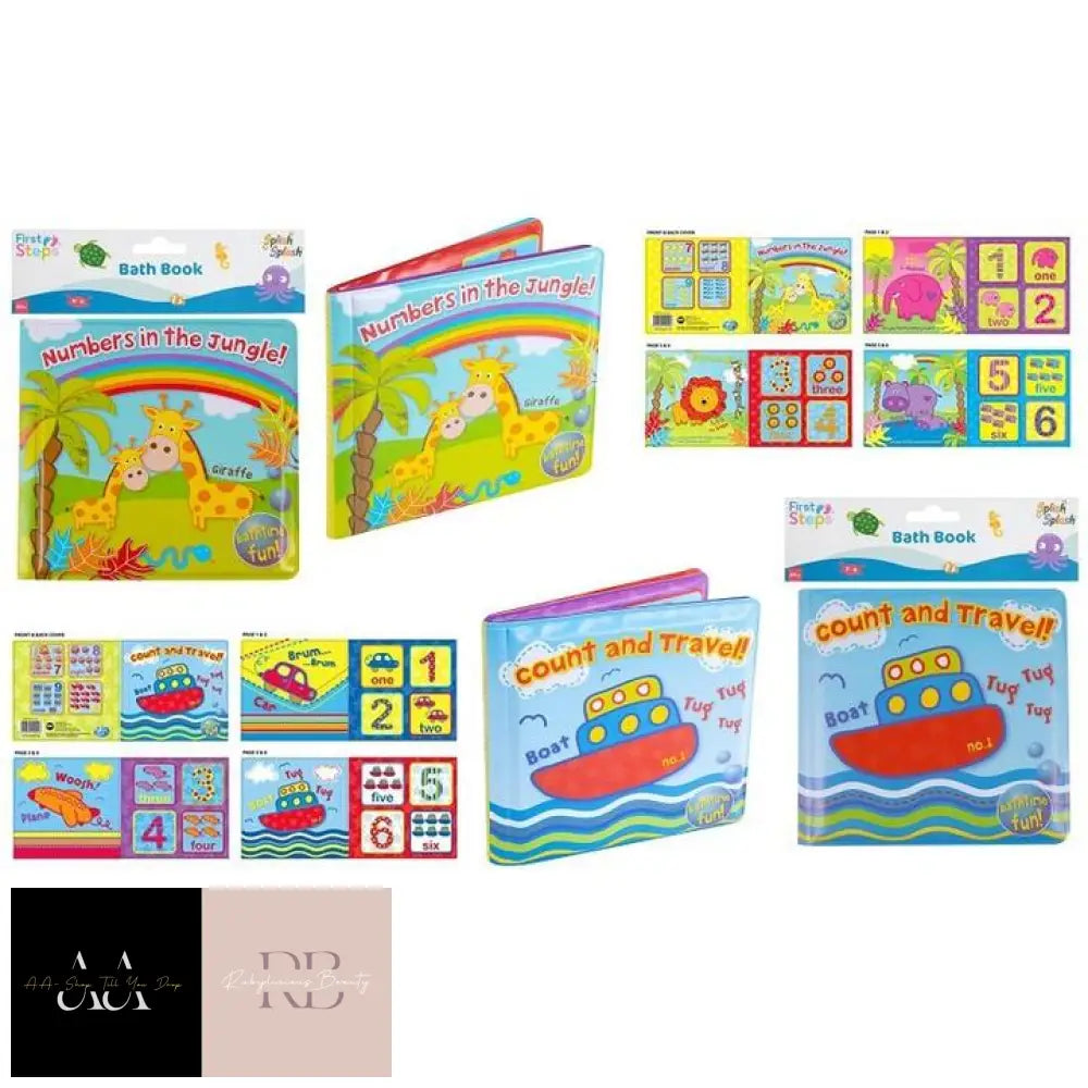 Soft Pvc & Foam Baby Learning Bath Book Baby Bathing