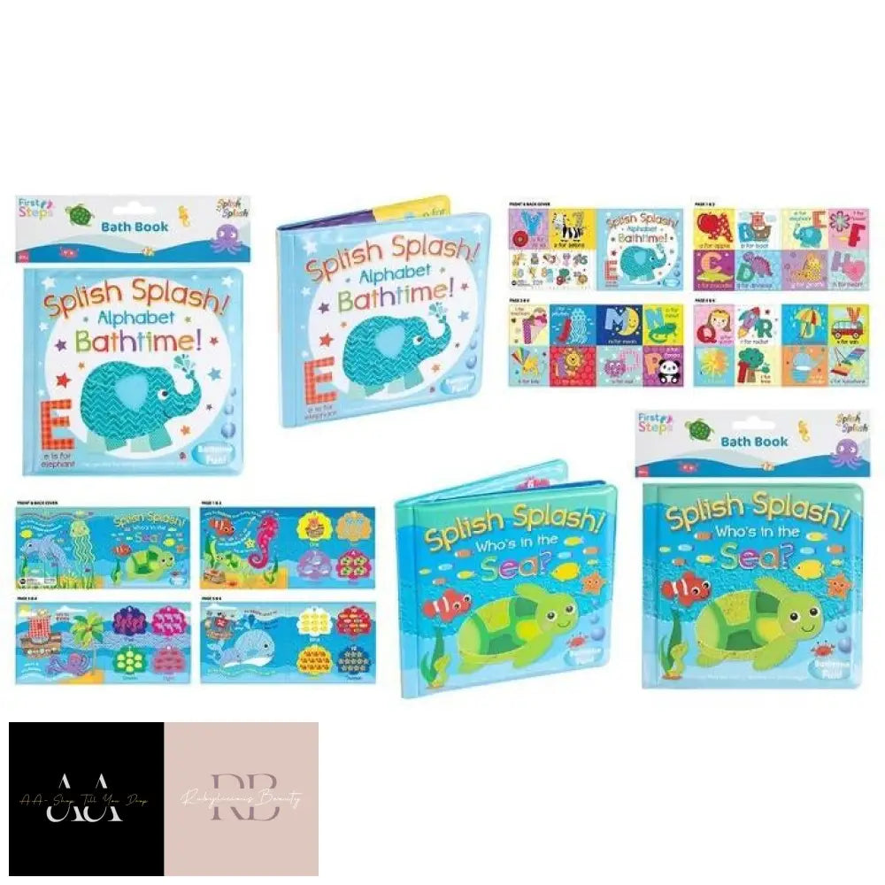 Soft Pvc & Foam Baby Learning Bath Book Baby Bathing