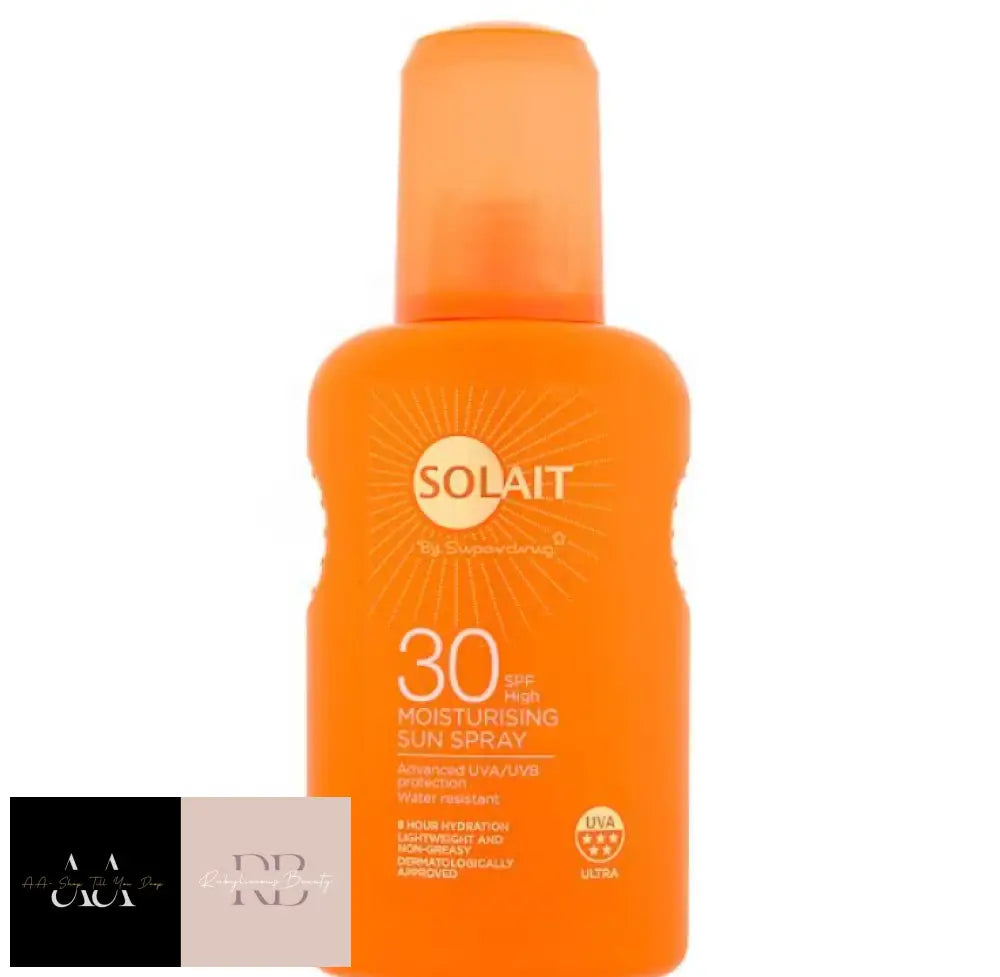 Solait Moisturising Sun Cream Spray Spf30 200Ml